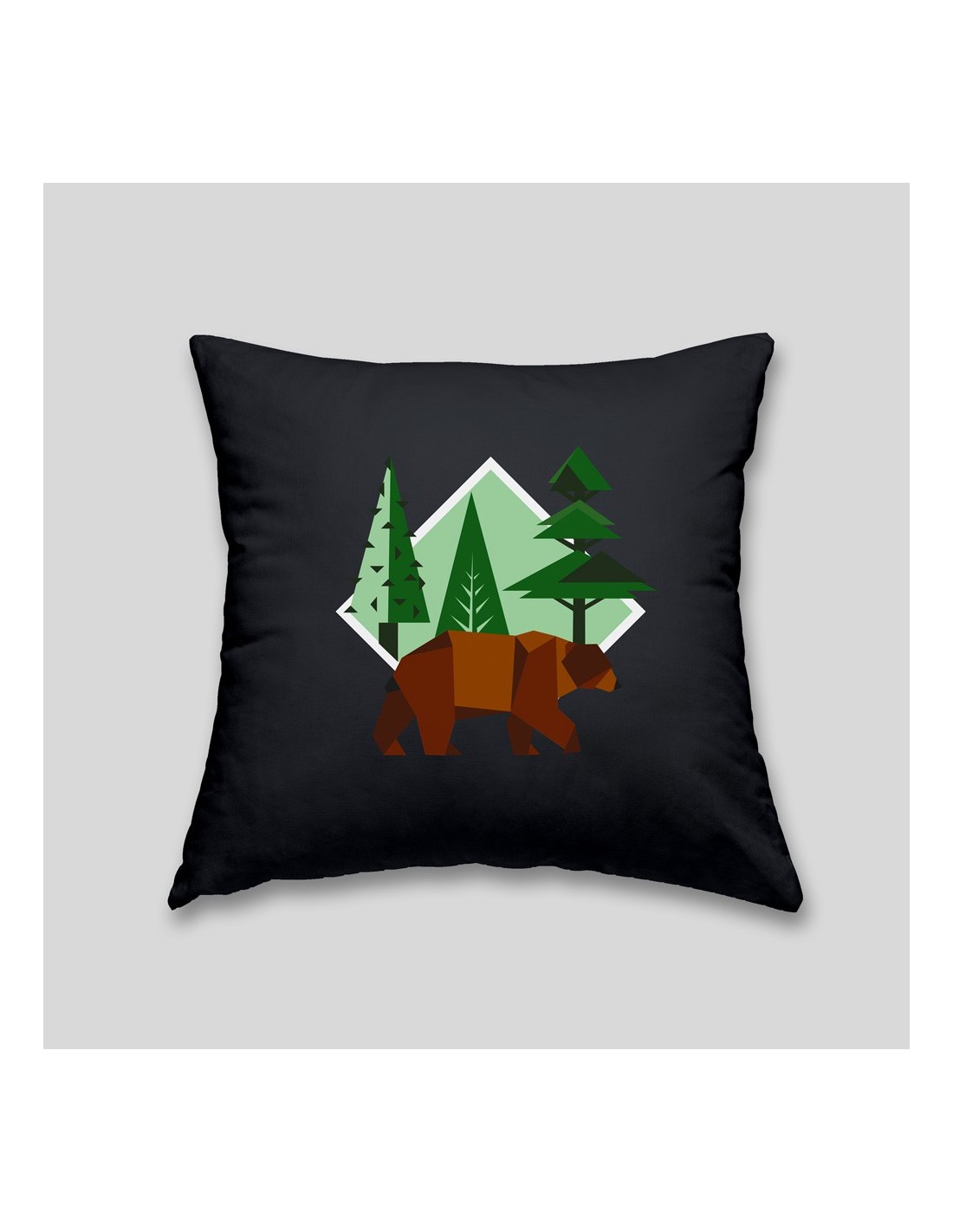 Brown bear cushion