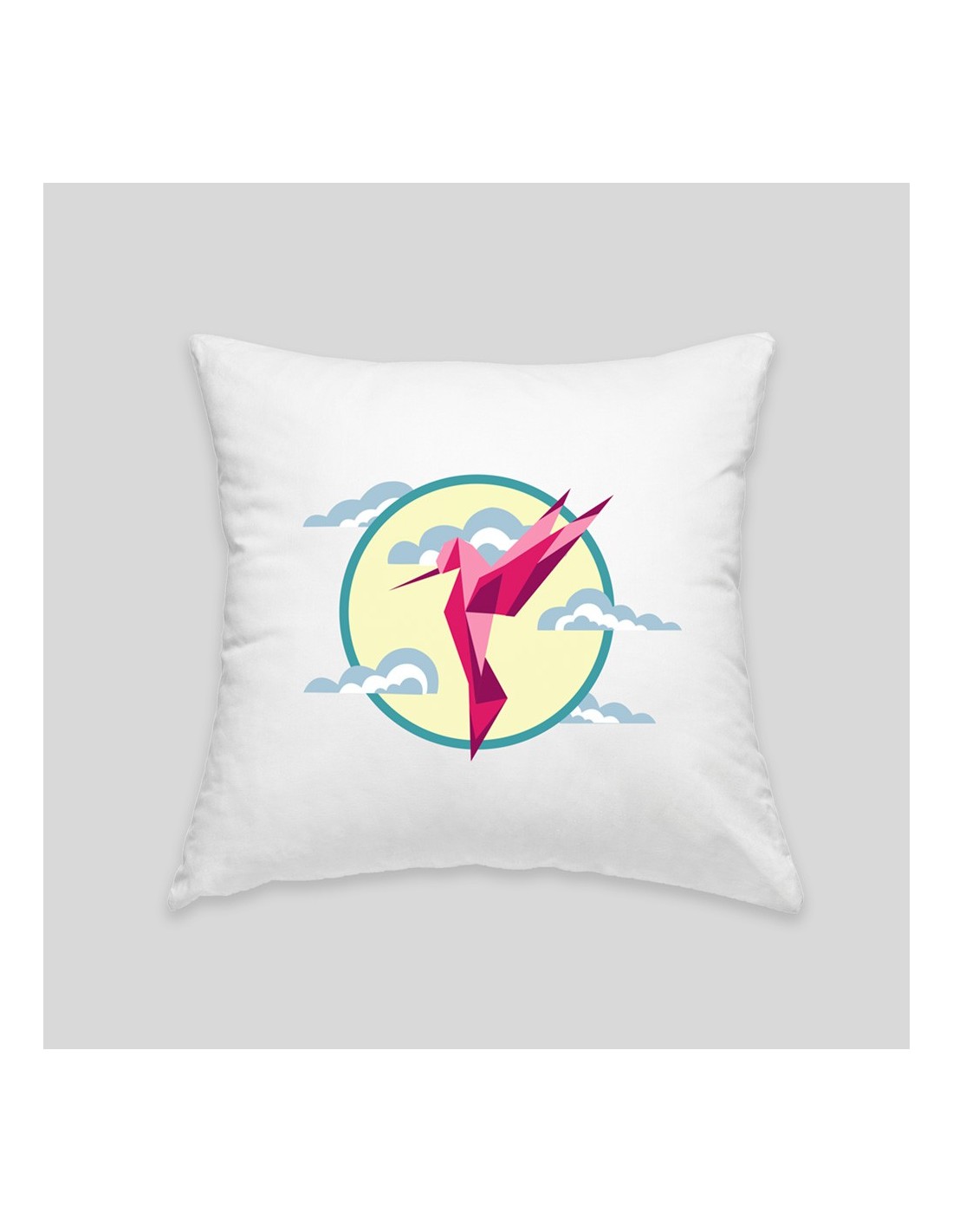 Hummingbird cushion
