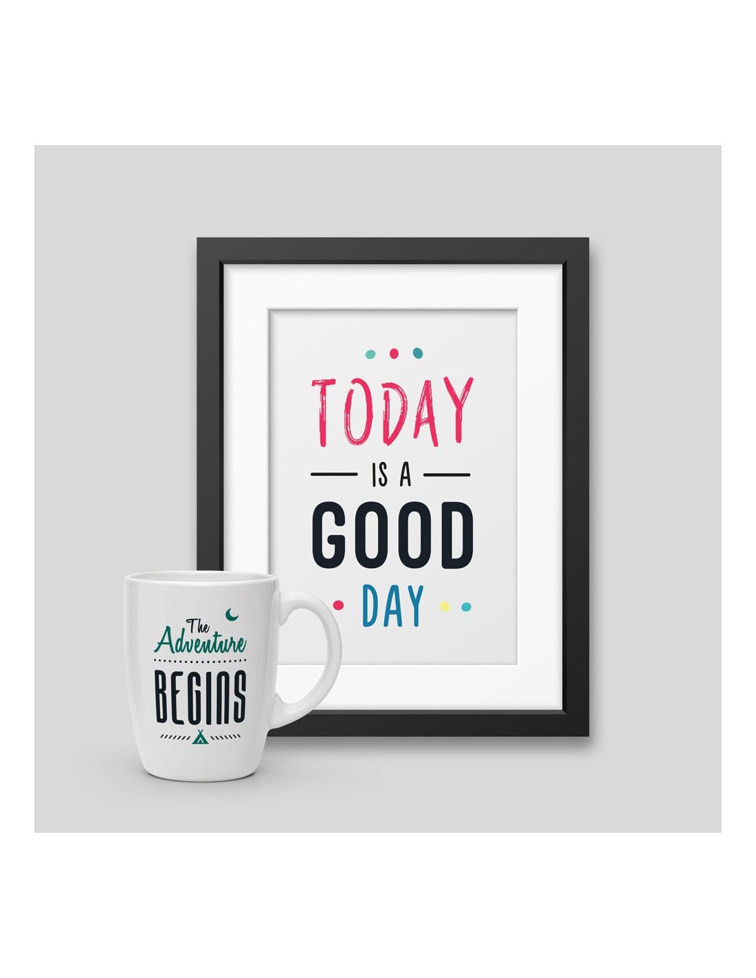 Pack Mug + Framed poster